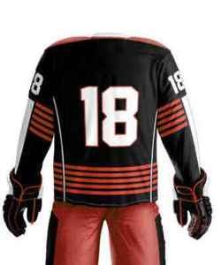 100% Polyester équipe respirant maillot et short 2 pièces ensemble pour hommes Sublimation Hockey sur glace uniforme à vendre - Product Image 6