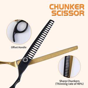 Nouveau couteau-peigne pour animaux de compagnie, durable, en acier inoxydable, pour barbier, droitier, manche en bois moyen, ciseaux de toilettage pour chiens, 26 dents, nettoyage des animaux de compagnie - Product Image 6