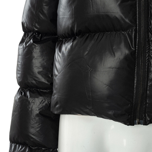 Women's Imported <b>Quilted</b> Puffer <b>Jacket</b> Zip up Stand Collar Oversized Lightweight Padded Down Coat Outerwear Cropped Down <b>Jacket</b> - Product Image 6