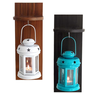 โคมไฟเหล็กเคลือบสีบรอนซ์แบบโบราณสำหรับตกแต่งเทศกาลโคมไฟรูปดอกไม้สลักลายเชิงเทียนของตกแต่งบ้าน - Product Image 6