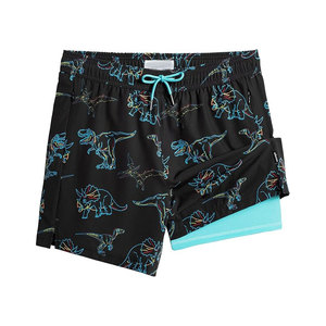 Wholesale Summer Water Swim Shorts Gym for Graphic Quick Dry <b>Trunk</b> Bathing Custom logo 2 1 Beach Casual Eco-Friendly <b>Men</b> Shorts - Product Image 1