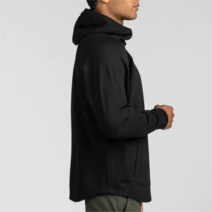 Ventes en gros d'usine, meilleur fabricant, sweats à capuche thermiques d'hiver pour hommes, sweats à capuche en molleton 100% coton, coupe-vent, personnalisables - Product Image 6