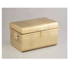 White And Gold Designer <b>Storage</b> <b>Box</b> Elegant Decorative Organizer For Jewelry Accessories Keepsakes Home And Office Use - Product Image 2