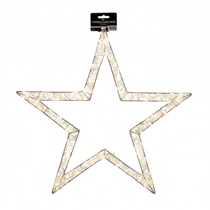 Pre Qu' Italia Star (H56 cm) Guirnalda de Luces Navideñas NanoLED de 200 Luces, Blanco Cálido, IP44, D4000, Fija, 1 Unidad - Product Image 3