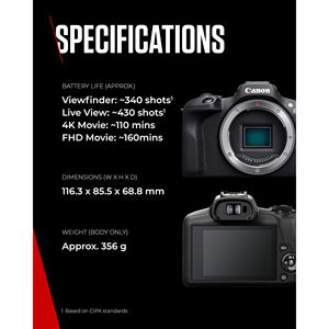 CMOS Sensor Type Mirrorless <b>Cameras</b> SD Card Compatible - Product Image 4