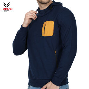Sweat à capuche tendance hiver coupe régulière de haute qualité pour hommes Doublure intérieure solide motif polaire Couleur personnalisée Meilleur - Product Image 4