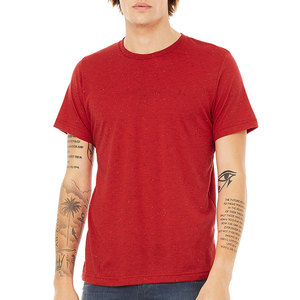 BeBELLA + CANVAS Hombres CVC Jersey Camiseta algodón hilado en anillo Mezcla Hasta 5XL 3001CVCa Camisetas para hombres - Product Image 4