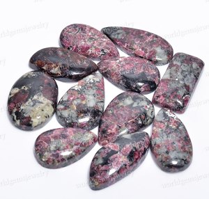 หินอัญมณีทรงหลังเบี้ยหลวมแบบกึ่งมีค่าสำหรับทำเครื่องประดับสร้อยคอสร้อยข้อมือจี้ - Product Image 4