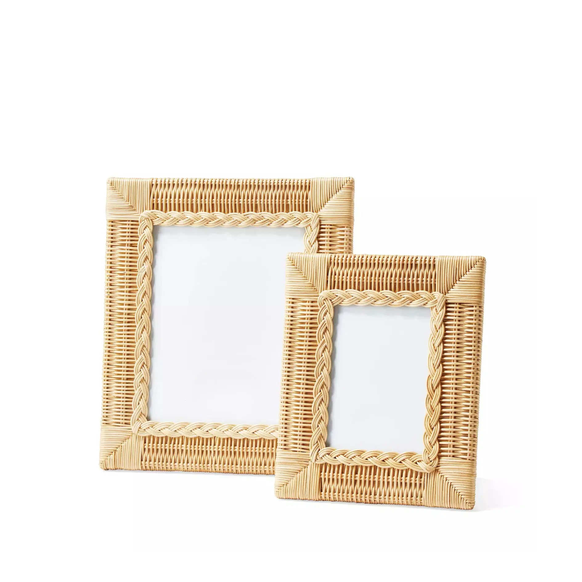 New Latest Design Natural Rattan Picture Frame For Table Decor And Gifts In Special Day Direct From Vietnam Manufacture