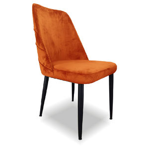 Cardif Best-seller Chaise de salle à manger au design moderne avec pieds en métal de haute qualité disponible en tissu cuir pour la maison, le bureau et la villa - Product Image 5