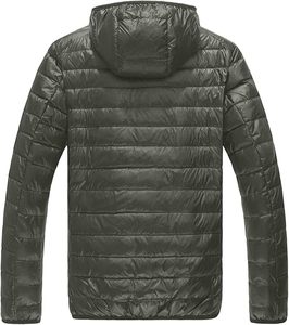 Veste matelassée d'hiver personnalisée avec logo pour homme, imperméable, chaude, style décontracté, veste en duvet respirante - Product Image 2