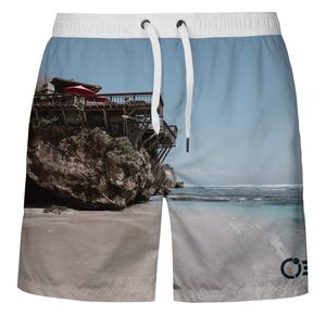 Shorts de Baño Personalizados de Algodón para Hombre, de Cintura Alta, Antiarrugas, para Surf y Playa, con Dos Ojales y Bolsillo Trasero - Product Image 6