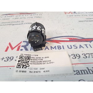 PANEL DE CONTROL CON AJUSTE DE FAROS Y ESPEJOS OPEL Astra J Sports Tourer 22934609 (10>15) - Product Image 1