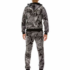 Chándales para hombres Niños personalizados Velour Tech Fleece Sweatsuit Set Terciopelo Nylon Deportes Reflectante Gimnasio Streetwear Chándal para hombre - Product Image 6