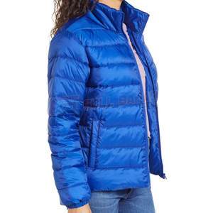 แจ็กเก็ตทรงปลาปักเป้าสำหรับผู้หญิงเสื้อขนเป็ดสำหรับสตรีทดูกันลม - Product Image 4