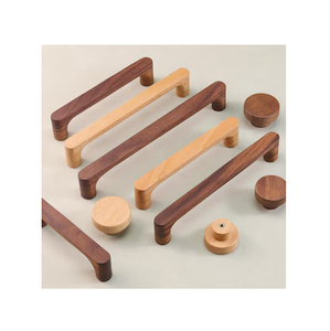 Wood <b>Door</b> and Drawer Handle Furniture Hardware Kitchen Cabinet Handle Best Design Wood <b>Door</b> Handle - Product Image 6
