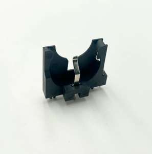 Support de pile bouton CR2450 LITE 2A à courant nominal, orientation à angle droit, contact en acier, conforme RoHS - Product Image 2