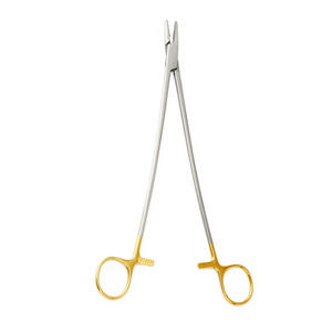 Porte-aiguilles Masson de haute qualité, pinces, inserts en carbure de tungstène, 10-1/2 pouces (27 cm), instrument chirurgical en acier inoxydable médical - Product Image 2