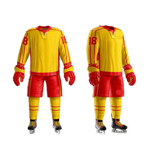 Uniforme de hockey sur glace de haute qualité professionnel, vêtements de sport, uniforme de hockey sur glace grande taille avec expédition et livraison - Product Image 5