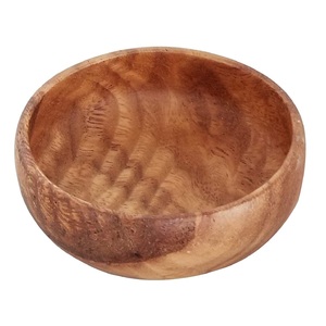 Cuenco único de madera de acacia 100% a prueba de fugas de alto acabado para el hogar y el restaurante para frutas y ensaladas - Product Image 6