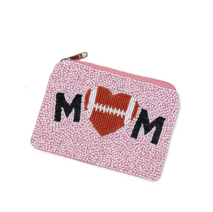 Vente en gros de porte-monnaie à perles WHO DAT Saints, personnalisé, New Orleans, noir et or, fleur de lys, pochette à fermeture éclair, articles de sport en gros OEM - Product Image 6