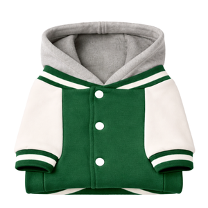 เสื้อแจ็คเก็ตสุนัขแบบคลาสสิกมีฮู้ด ผ้าฟลีซนุ่ม อุ่นสบายสำหรับสุนัขทุกขนาด ตั้งแต่เล็กถึงใหญ่ เหมาะสำหรับฤดูหนาว - Product Image 6