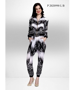 Femmes 2025 nouvelle mode imprimé coupe ample pantalon taille moyenne confort porter pour printemps été tenues quotidiennes - Product Image 4