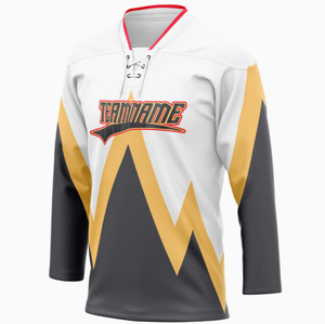 Camiseta de hockey personalizada Ropa de fútbol Camiseta de rugby personalizada GRS Ropa deportiva personalizada Camiseta de hockey sobre hielo reciclada - Product Image 1