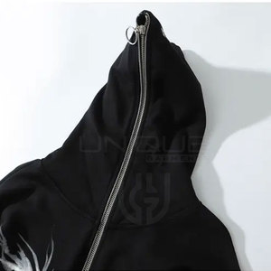 เสื้อฮู้ดพิมพ์ลายสกรีนสำหรับผู้ชายเสื้อมีฮู้ดสีทึบน้ำหนักเบาดีไซน์ดี - Product Image 3