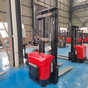 <strong>Forklift</strong> 2M 3.5M 4M Electric Stacker 1.2t 1.5t 3300lbs Stacker <strong>Forklift</strong> with CE Straddle Stacker Lithium <strong>Battery</strong> Warehouse - Product Image 4