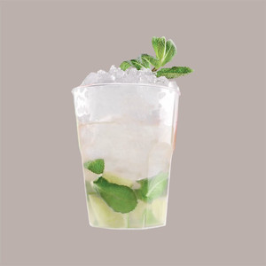 Ensemble de 5 verres à cocktail et à vin transparents de luxe SMMA de 250 cc, en aluminium et céramique, pour une décoration de style tropical - Product Image 4