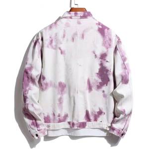 แจ็กเก็ตยีนส์สำหรับผู้ชายเสื้อแจ็กเก็ตยีนส์แขนยาวผลิตตามสั่ง - Product Image 2