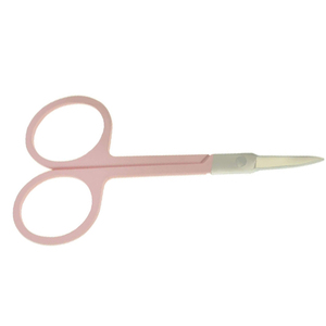 Juego de 2 piezas de maquillaje rosa y tijeras, cutículas de cejas y herramientas de depilación facial, tijeras de manicura - Product Image 3