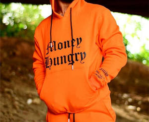 Conjunto de Sudadera con capucha informal transpirable de diseño personalizado de alta calidad para hombre, conjunto de forro polar, deportes de otoño e invierno para correr, estampado de talla grande - Product Image 4