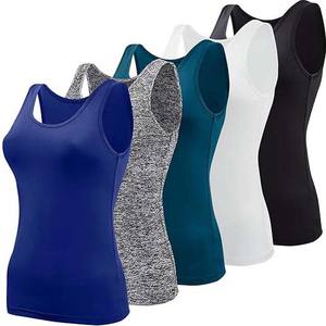 Débardeurs pour femmes Vente en gros Personnalisé OEM Vêtements de sport décontractés d'été Débardeurs d'entraînement pour femmes Sans manches Grande taille Coton/Fibre de bambou - Product Image 4