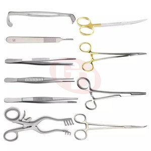 El Kit de instrumentos quirúrgicos generales incluye fórceps de abrazadera de soporte de aguja y juego de instrumentos quirúrgicos de tijeras quirúrgicas - Product Image 2