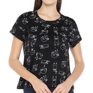 Camiseta Casual Extra Grande Personalizada para Mujer, Camiseta de Alta Calidad con Logotipo Estampado, Diseño Sólido - Product Image 5