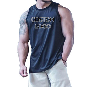 Nuevo diseño OEM personalizado deportes ajuste entrenamiento chaleco gimnasio Fitness camiseta hombres para ropa de gimnasio - Product Image 4