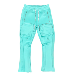 Heavyweigth กางเกงวอร์มผู้ชาย, กางเกงวอร์ม400 + กรดซักเสื้อผ้าแนวสตรีทกางเกงขาบานออกแบบมาพร้อมโลโก้ - Product Image 5