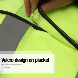 Nouvelle arrivée Nouvelle arrivée Gilet de sécurité réfléchissant avec fermeture à glissière avant Vente directe d'usine Gilet de sécurité au prix de gros Gilet de sécurité - Product Image 3