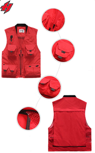 เสื้อกั๊กสำหรับผู้ชายเสื้อแจ็คเก็ตสีดำสำหรับผู้ชายเสื้อกั๊กสำหรับออกไปถ่ายภาพสำหรับออกกีฬากลางแจ้งแบบกำหนดเอง - Product Image 4