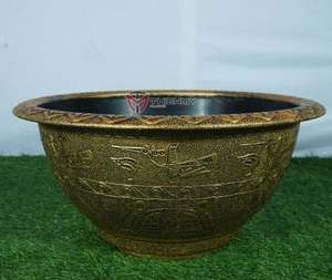 Pot en cuivre et plastique - Product Image 1