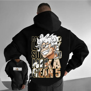 ONE PIECE Anime Monkey D. Luffy Peripheral Hoodie Hombres y Mujeres Otoño/Invierno Nuevo Harajuku High Street Casual Trend Sweater - Product Image 1