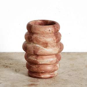 Jarrón de Flores de Mármol de Nueva Llegada para Decoración de Interiores, que Mejora el Espacio con una Textura de Piedra Natural y Acabado Calmado - Product Image 6