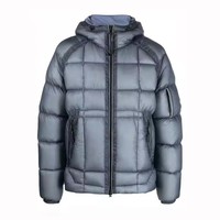 Veste matelassée longue en toile personnalisée pour homme, imperméable, avec logo sur mesure, pour l'hiver et l'extérieur, en fibre de polyester, vente en gros