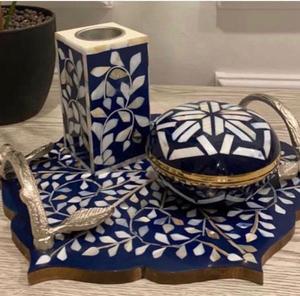 Brûleur d'encens perle Sadaf avec design coquillage pour encens arabe parfumé à la lavande et à la bergamote Ambergris - Product Image 5