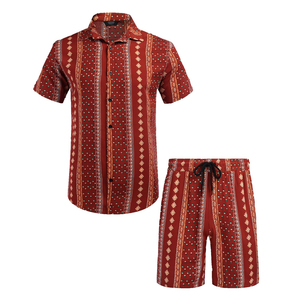 New Summer beach shirts <b>shorts</b> set <b>men</b> loose fit two piece set <b>Short</b> Sleeve Beach Wear Jogging Suit <b>Men</b> Two Piece <b>Short</b> Sets - Product Image 2