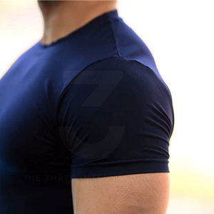 OEM Sports Clothing <b>Men</b> Gym T Shirts Designed With Smooth <b>Stretch</b> Fabric For Athletic Training Running And Workout Performance - Product Image 2