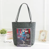 Sac en feutre de laine réutilisable ECO DIY Fashion Portable personnalisé avec impression personnalisée