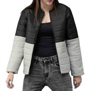 Fabrication personnaliser pour l'extérieur col bouffant conceptions d'automne de grande taille vente à chaud produit classique broderie veste pour femmes - Product Image 1